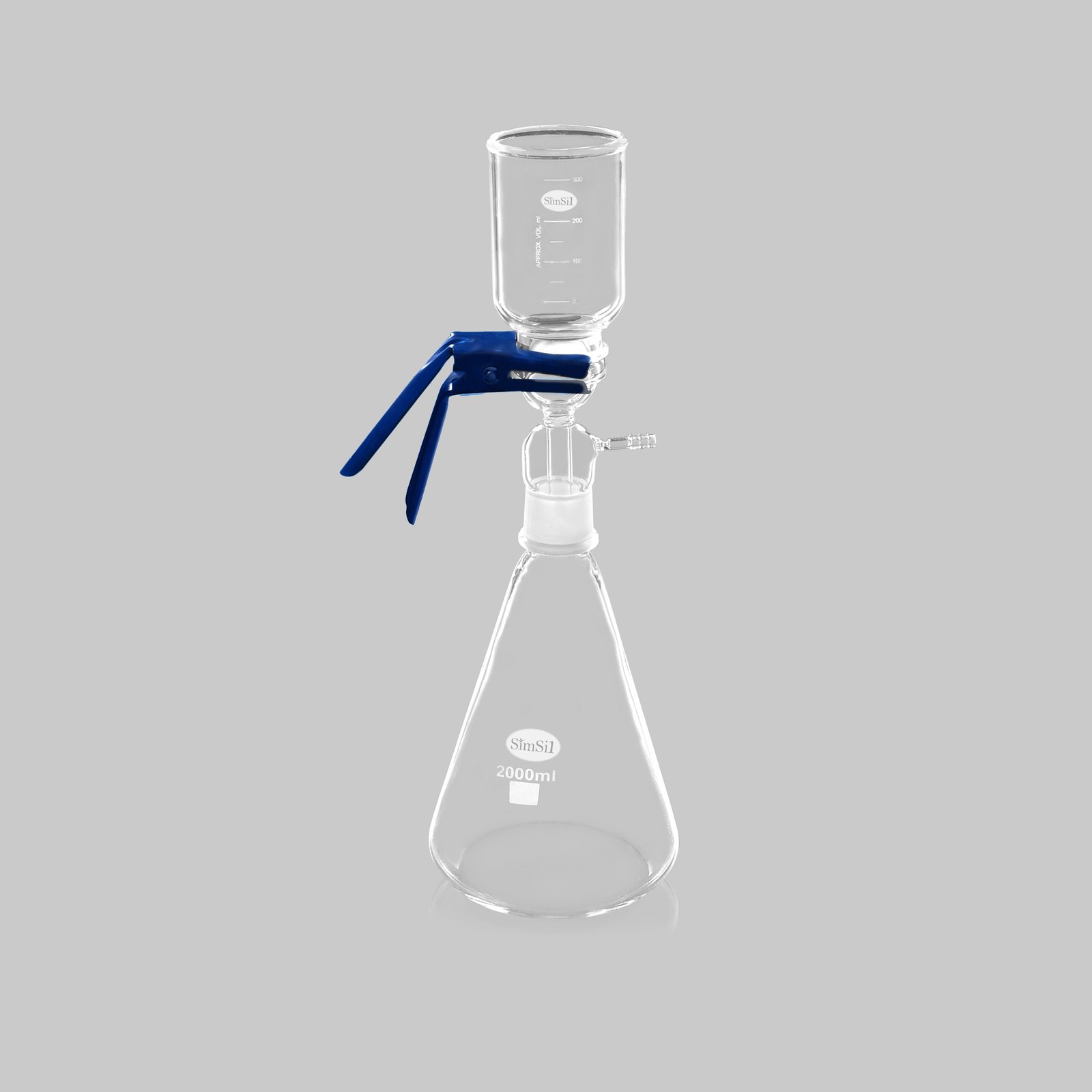 Filtration Assembly with Ground Socket,Complete Assembly with Pump and Silicone Tube Complete Assembly with Vacuum Pump and Tubing