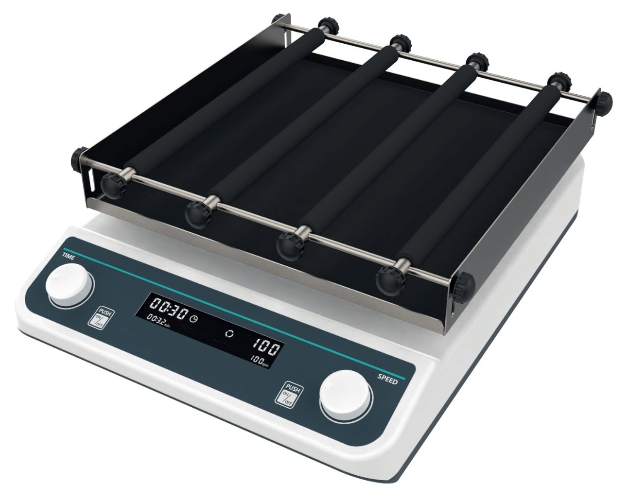 Platform Shakers, with Rollers,40-200rpm, Digital, 2 Kgs, 25x25cms Orbital