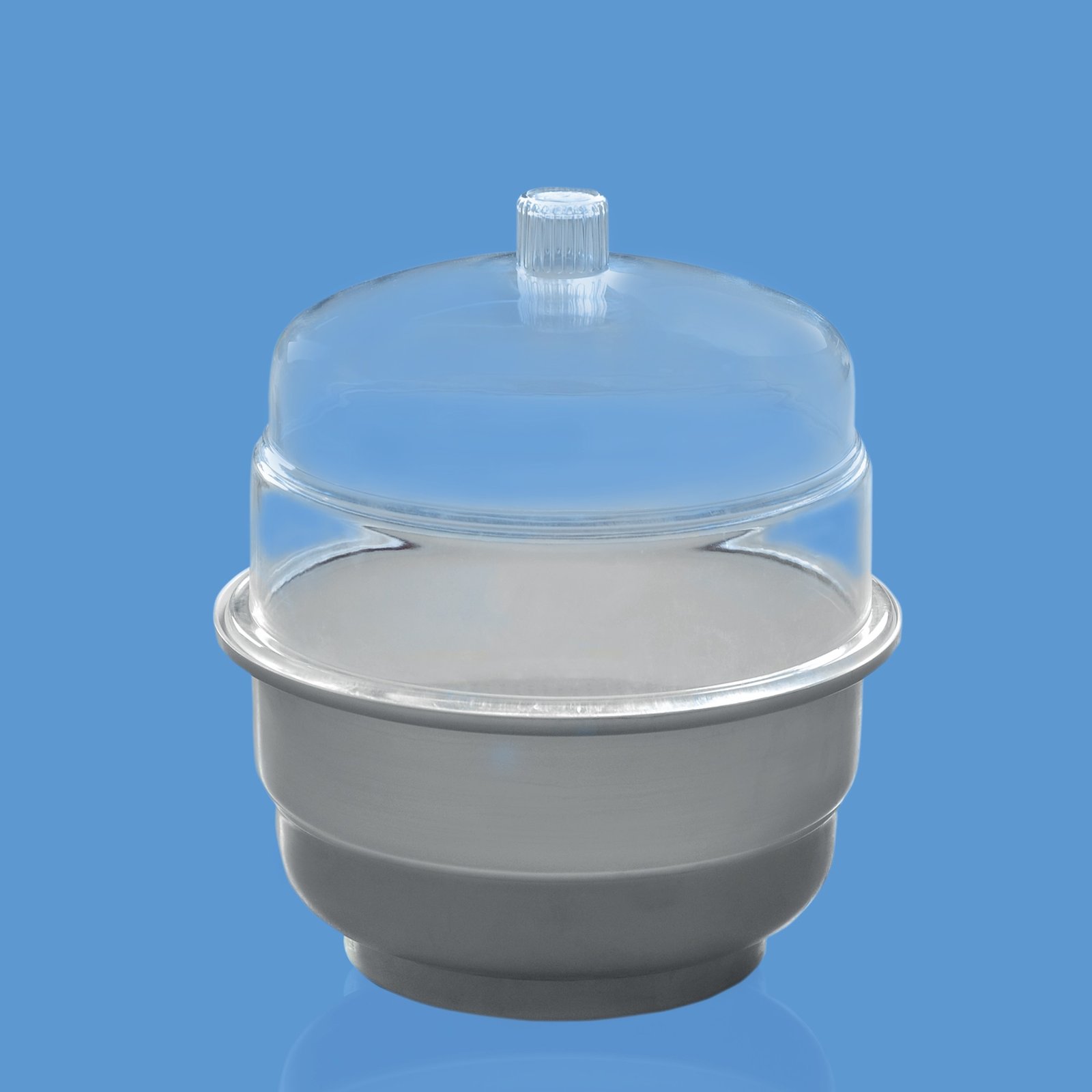Desiccator, Plain, Polycarbonate Lid and Polypropylene Base (PC/PP)
