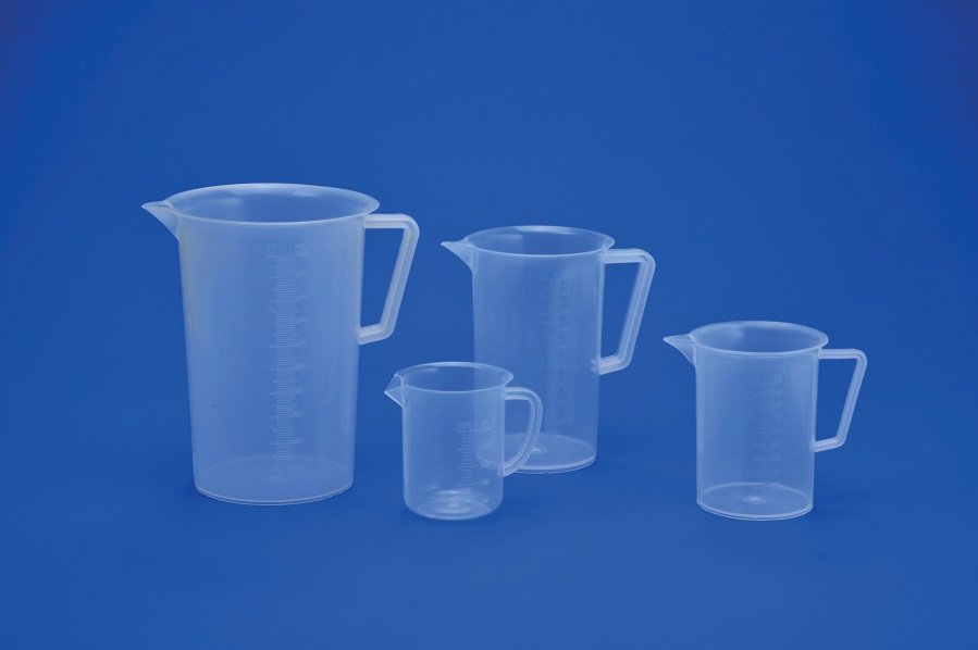 Beakers Low Form with Handle, Polypropylene