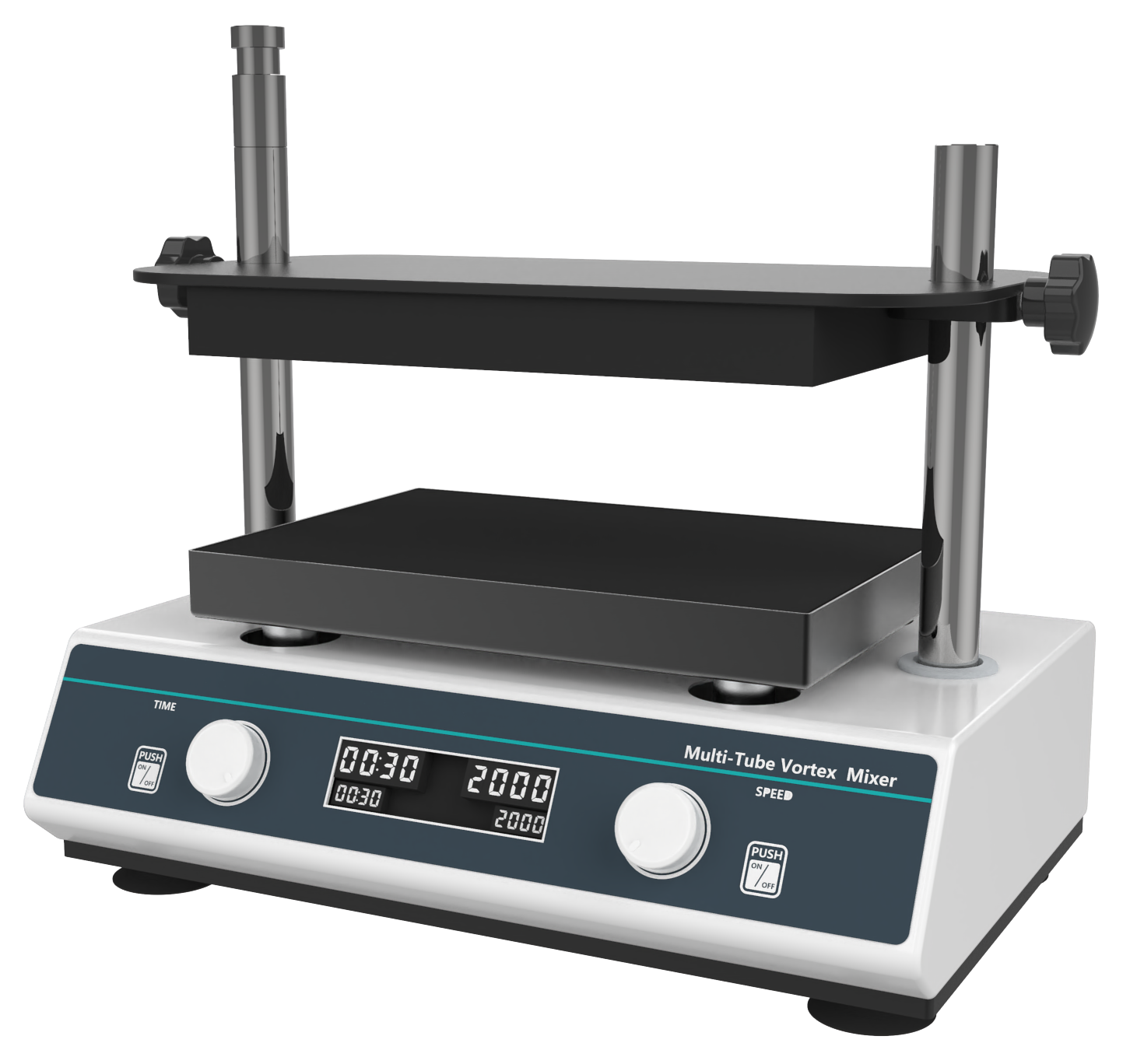 Multitube Vortex Mixers with Upper Tray